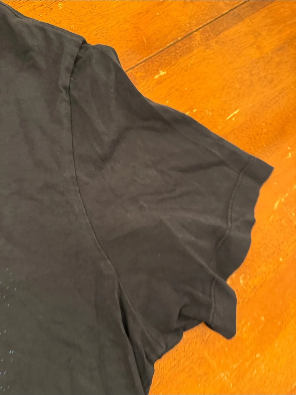 Jordan Black Graphic Tee with Blue and Cream Print xxl
